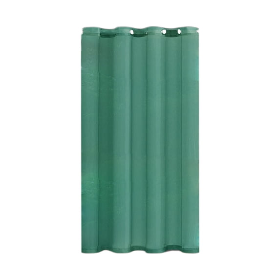 Voile Sheer Curtain Panel, Rod Pocket Polyester Window Drape, 51.9 x 72 in, Green, Patio Bedroom Decor