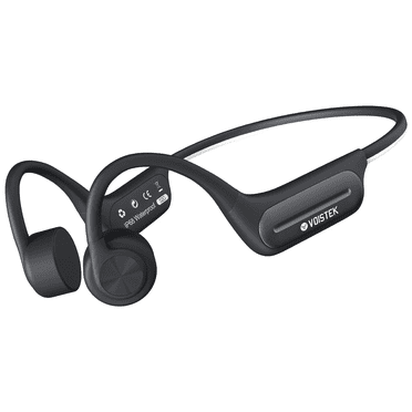 Voistek Wireless Bone Conduction Headphones, Open-Ear, IP68 Waterproof, Bluetooth 5.3, Built-in 32GB MP3, Grey