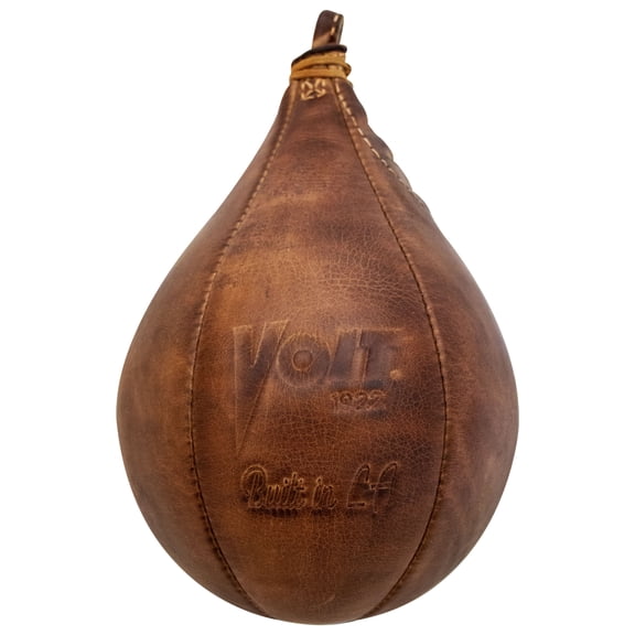 Voit 1922 Legacy Collection Speed Bag No. 5, Hand-Stained Leather, Vintage Boxing Equipment