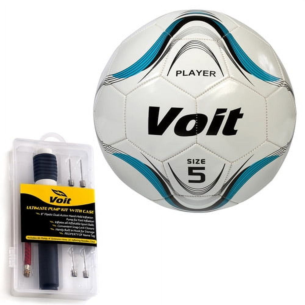 Voit 6-Pack Size 5/Size 5 Player Soccer Ball with Ultimate Inflating ...