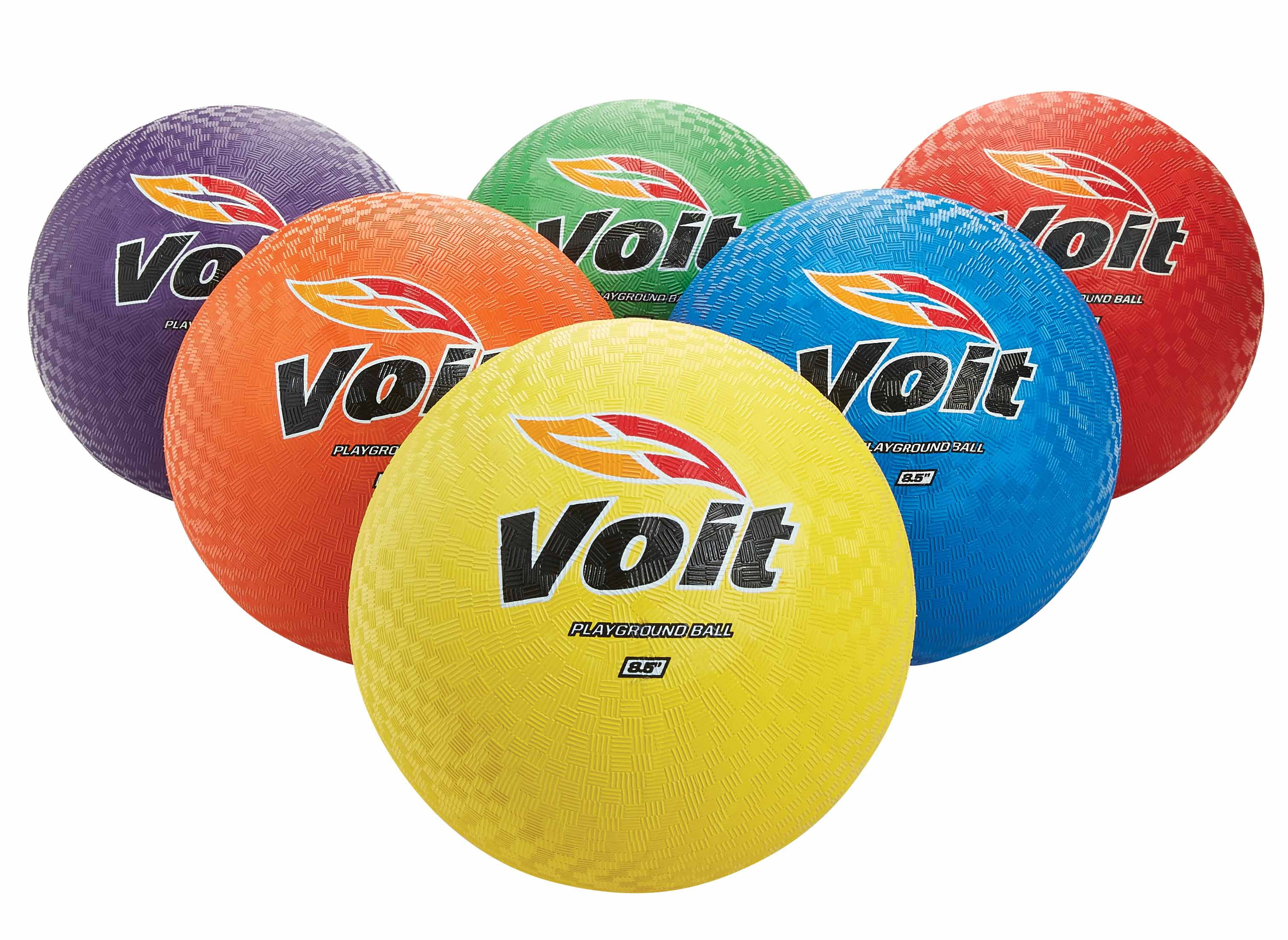 Voit® 8 1/2" Playground Balls Rainbow Pack of 6