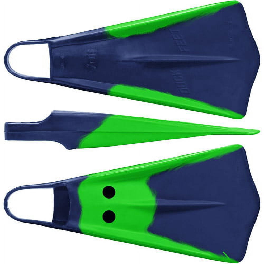 Voit Duck Feet Swim Fins Blue Green sz 5-7 - Walmart.com
