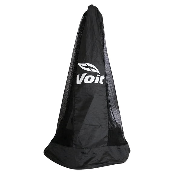 Voit XL Mesh Ball Carry Bag - Holds 10 Soccer Balls, Black, Adjustable Strap
