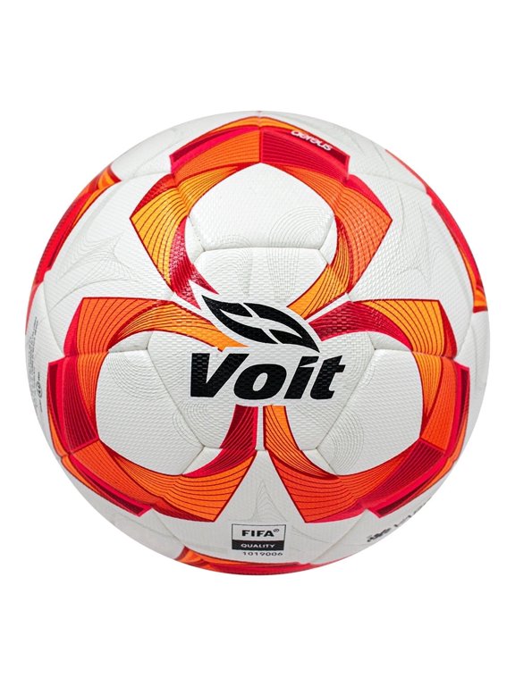 Liga MX Aereus FIFA Quality Size 5 Soccer Ball - White Red Orange, Outdoor