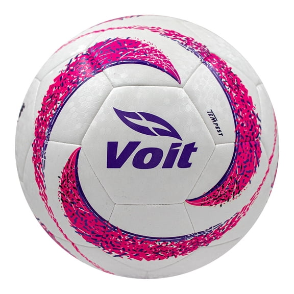 Voit Soccer Ball Size 5 Liga MX Apertura 2023, White/Pink: For Passionate Amateur Players, Built with Cutting-Edge Hybrid Tech Technology