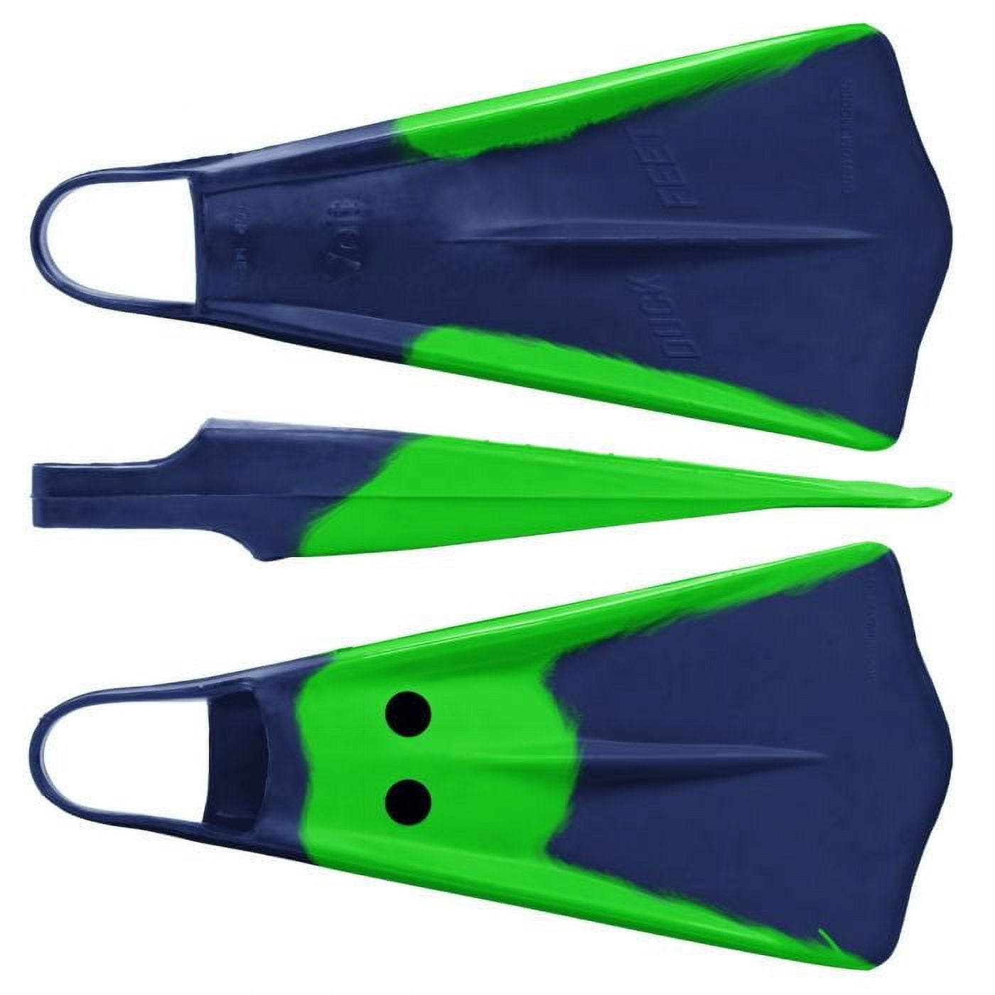 Voit Duck Feet Swim Fins Blue Green sz 5-7 - Walmart.com