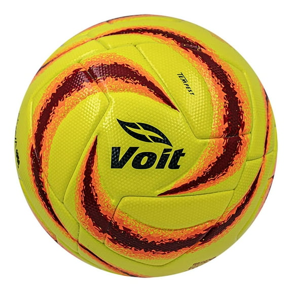 Voit Tempest Movement MX 2024 Clausura Official Match Ball Soccer Ball - FIFA Quality Pro, Unique Design for Ultimate Performance (Liga MX Size 5, Yellow/Fire)