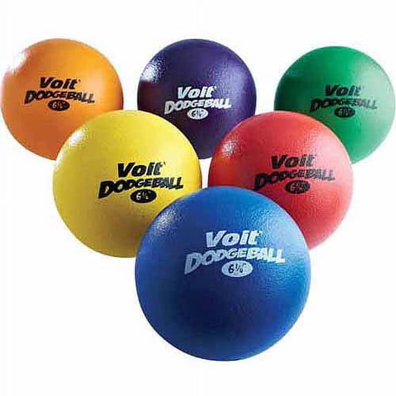 Voit® Tuff 6.25 in. Dodgeballls, 6-Pack