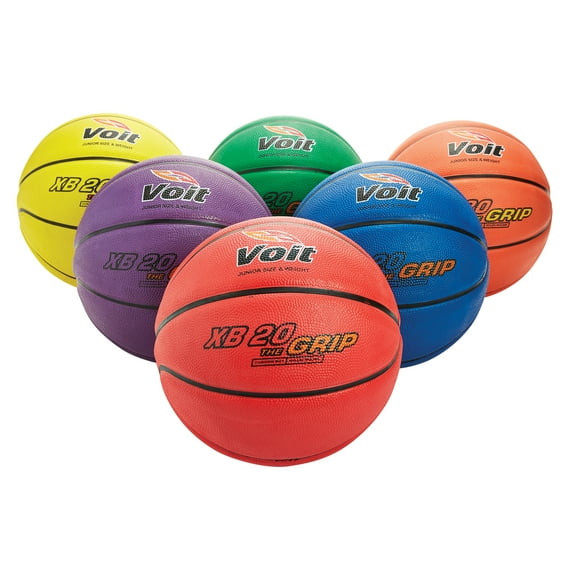 Voit® XB 20 Junior (27.5") Indoor/Outdoor Basketball, 6-PACK