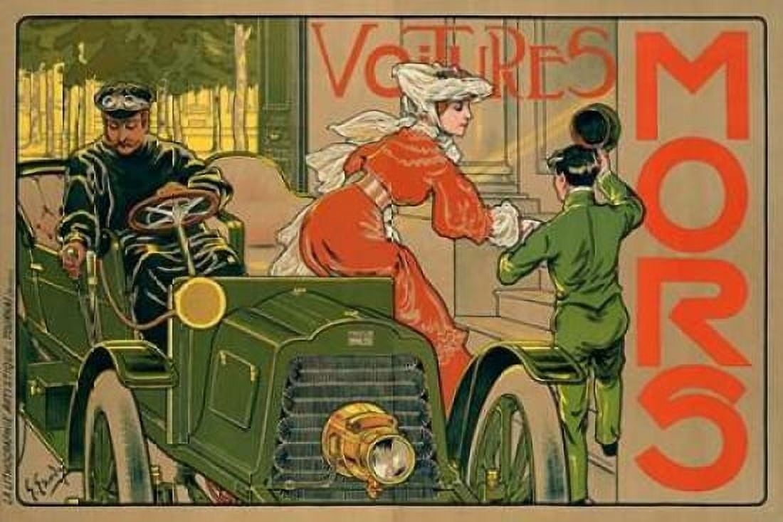 Voitures Mors Canvas Art - Georges Gaudy (20 x 28)