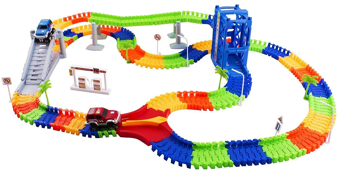 Vokodo - Educational, Twistable, Race Car Track - 240 Pieces & 2 Cars - image 1 of 6