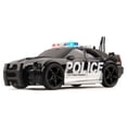 thumbnail image 1 of Vokodo Police Car Friction Powered 1:20 Scale With Lights Sirens And Sounds Durable Kids Rescue Emergency City Cop Vehicle Push And Go Pursuit SWAT Toy Pretend Play Great Gift For Children Boys Girls, 1 of 7