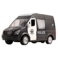 thumbnail image 1 of Vokodo Police Truck Friction Powered With Lights And Sound Effects Push And Go Car Durable Kids SWAT Transport Vehicle Pretend Play Emergency Toy Cop Rescue Van Great Gift For Children Boys Girls, 1 of 7