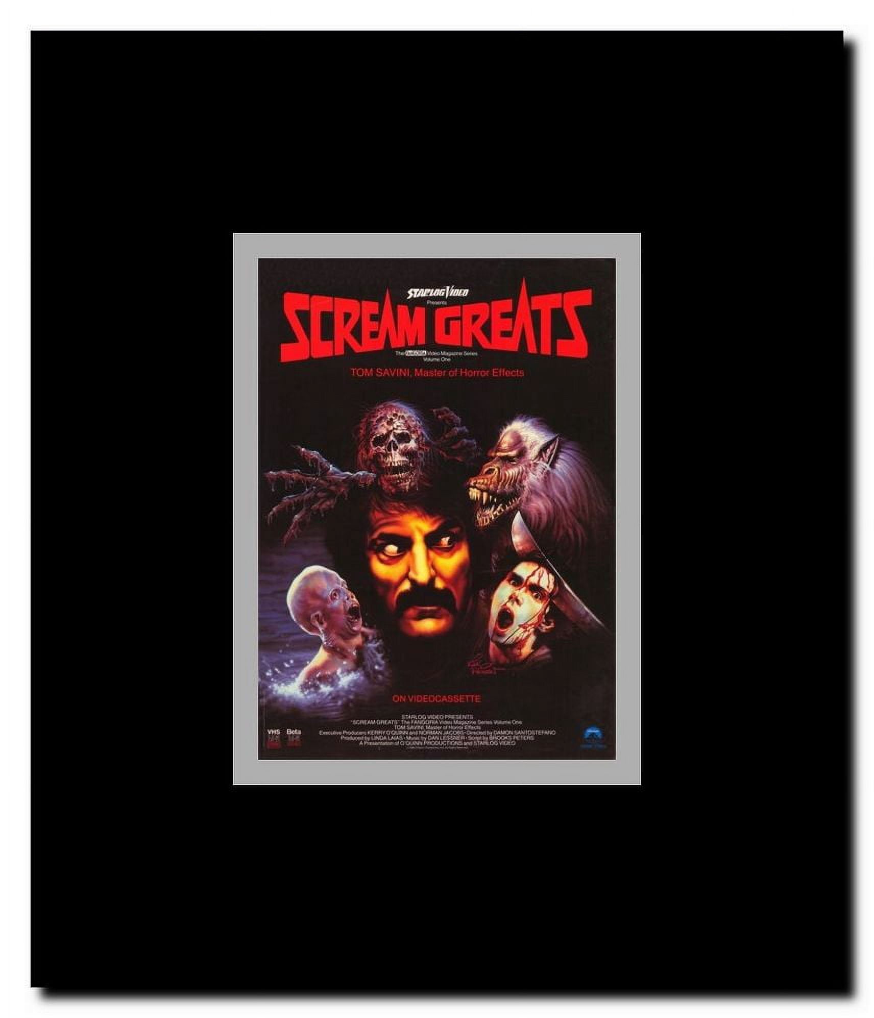 Vol. 1: Tom Savini Scream Greats Framed Movie Poster