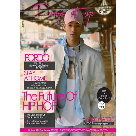 Vol.5 Pump it up magazine presents FORDO - Gen-Z Hip Hop Prodigy!, Book 6, (Paperback)