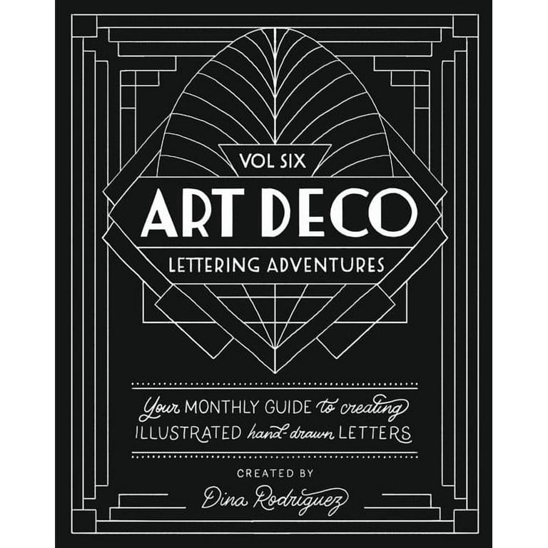 Vol 6 Art Deco Lettering Adventures, (Paperback) - Walmart.com