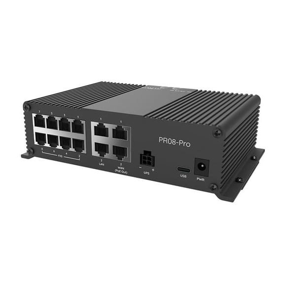 Vola Networks VLA-PR08-PRO Dual WAN VoIP Router with Battery, Black