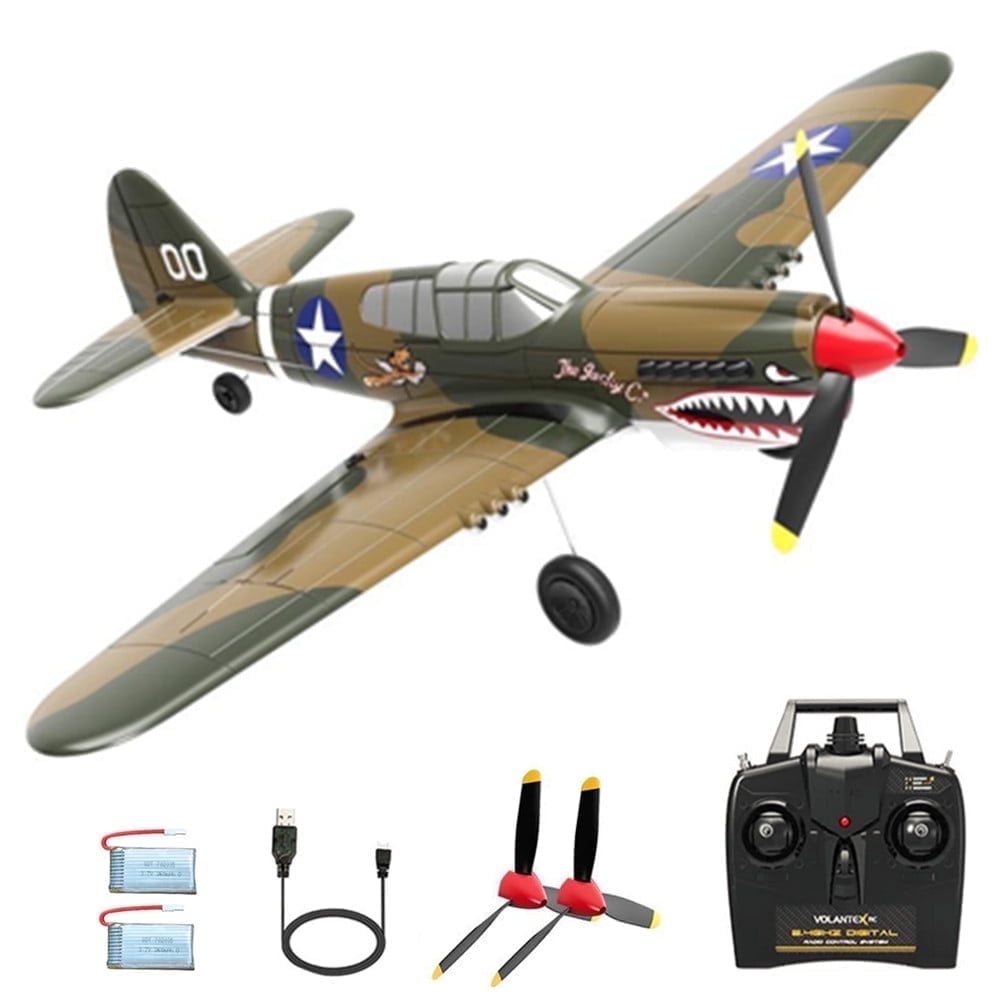 Volantex RC Plane P40 Fighter 2.4G Aerobatic Airplane Toys for Adults & Kids