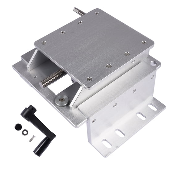 Volantixi Manual Aluminum Alloy Boat Jack Plate, 16cm Adjustable Height, for Less Than 30hp Outboard Motors