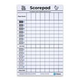 thumbnail image 1 of Volareo Mexican Train and Chicken Foot Dominoes Score Pad - 100 Scoring Sheets per Scorepad, 8.5 x 5.5 Inches - Score Sheets for Double 12 Domino Sets, 1 of 5