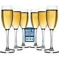thumbnail image 2 of Pasabahce Classic Flute Champagne Glasses – Set Of 12, 7 Oz – Clear Glass For Weddings & Toasting 2 of 4