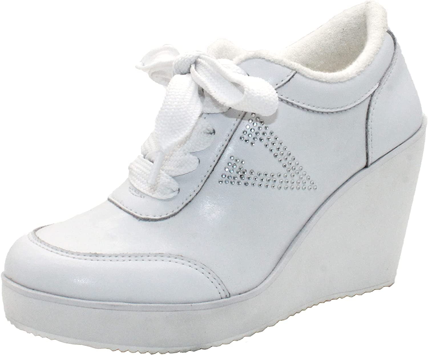 Platform Wedge White Wedge Sneakers For Women Volatile Cash