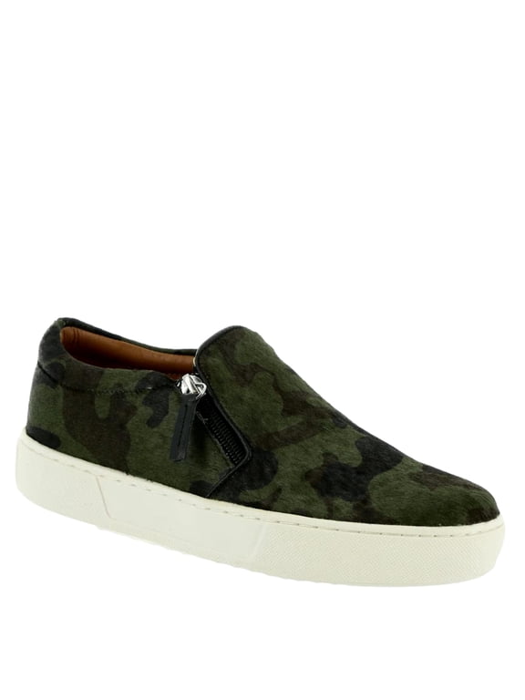 Normande Twin Zip Sneaker Camo PVV601 Women's Size 7.5
