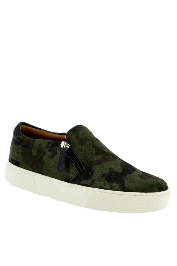 Normande Twin Zip Sneaker Camo PVV601 Women's Size 7.5