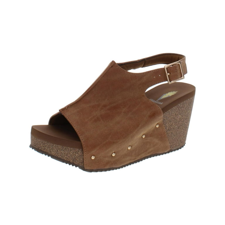 Tan cork wedge sandals new arrivals