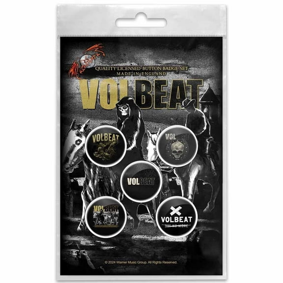 Volbeat Button Badge Set (Set of 5)