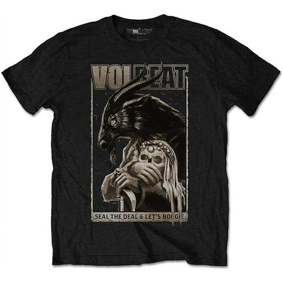 Volbeat Men's Boogie Goat T-Shirt Large | Officially Licensed Merchandise