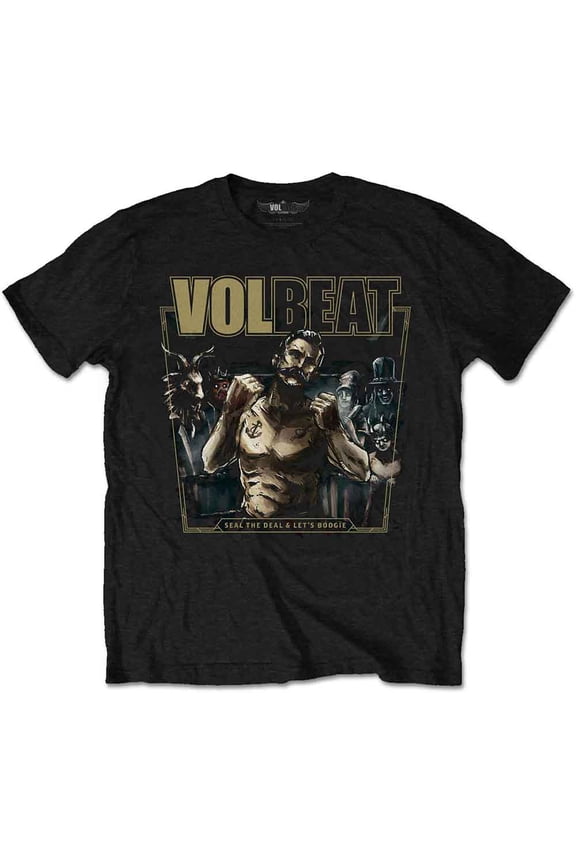 Volbeat Men's Seal The Deal T-Shirt Small | Officially Licensed Merchandise