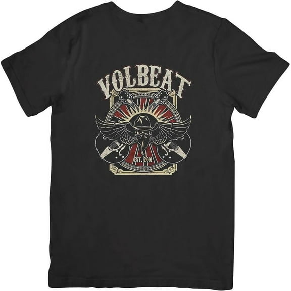 Volbeat Music Unisex Quality Cotton T-Shirt, Sizes S-5XL, Jec24