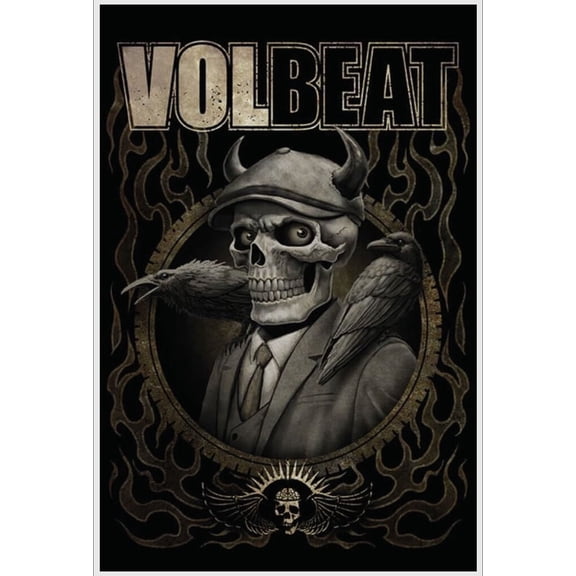 Volbeat Skeleton Poster 24.5" x 36.5" - Laminated