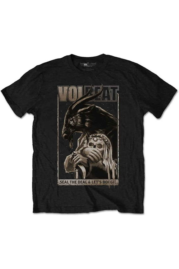 Volbeat Unisex T-Shirt Boogie Goat (Medium)