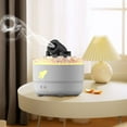 thumbnail image 1 of Volcanic Aroma Diffuser with Color Changing Lights - Essential Oil Diffuser Humidifier Combo, 500ml USB Smoke Machine for Bedroom, Quiet Mist Humidifier for Home Office Decor, 1 of 6