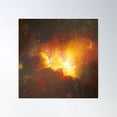 thumbnail image 1 of Volcanic Eruption Dark Poster Wall Art, Modern Wall Decor, 30x30 UNFRAMED, 1 of 3
