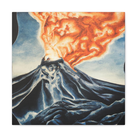 "Volcanic Eruption Splendor" - Canvas