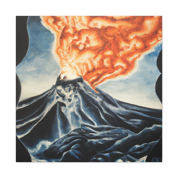 "Volcanic Eruption Splendor" - Canvas