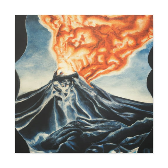 "Volcanic Eruption Splendor" - Canvas