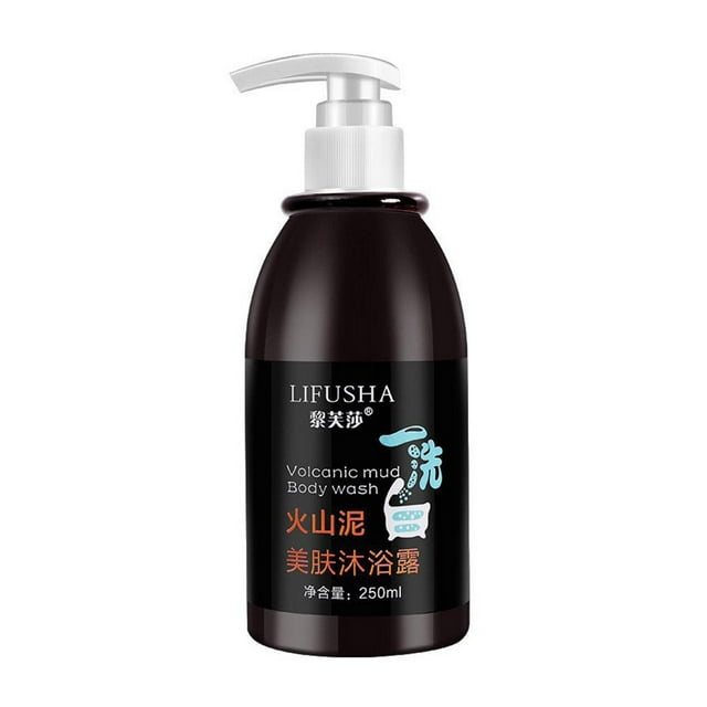 Volcanic Mud Body Wash Shower Gel Deep Sea Mud Whitening bodyLongTerm