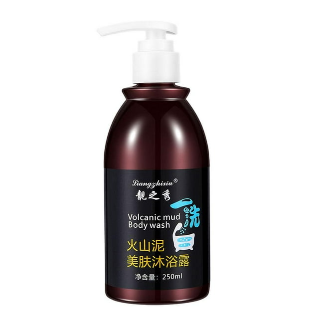 Volcanic Mud Shower Gel Whole Body Wash Fast Whitening Deep Skin Clean
