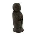 thumbnail image 1 of Volcanic Stone Buddhist Jizo Bodhisattva Ksitigarbha Indoor/Outdoor Statue, 1 of 4