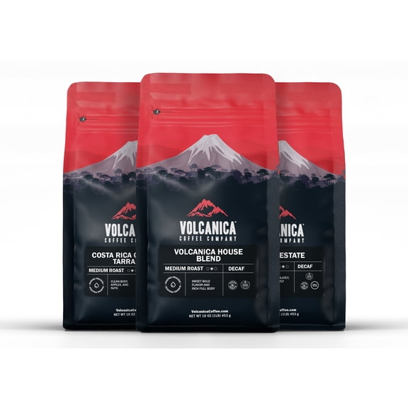 Volcanica Coffee 3 Pack Coffee Bundles - Premium Variety Pack - [Top Pick] / Drip Grind