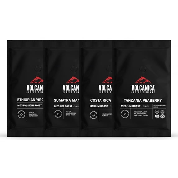 Volcanica Coffee Coffee Sample Packs - Small (4) / Drip Grind