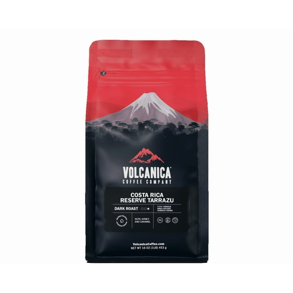 Volcanica Coffee Costa Rican Dark Roast Coffee - Reserve - 3 lbs. (3 pack) / Whole Bean