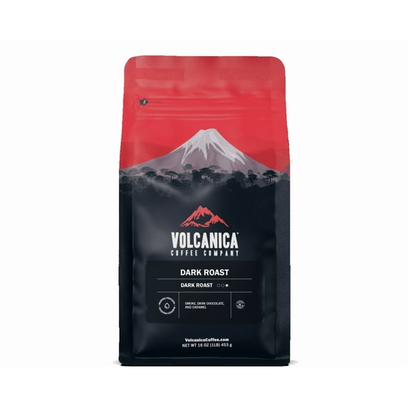 Volcanica Coffee Dark Roast Coffee - 3 lbs. (3 pack) / French Press