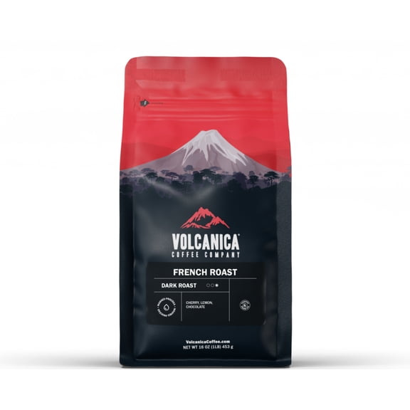 Volcanica Coffee French Roast Coffee - 16 oz. / Drip Grind