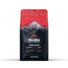 Volcanica Coffee French Roast Decaf Coffee - 16 oz. / Drip Grind