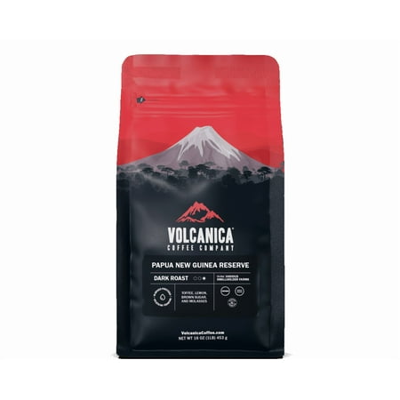 Volcanica Coffee Papua New Guinea Dark Roast Coffee - Reserve - 5 lb. Bag - save 5% / Whole Bean